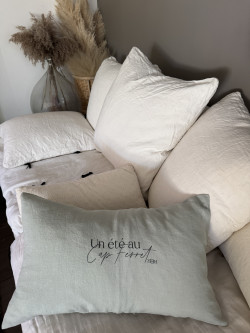 Housse de coussin  "Un été au Cap Ferret"