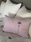 Housse de coussin "palmier vintage"