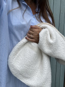 copy of Ecru Teddy fleece vest