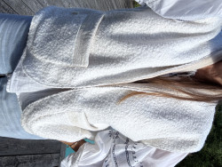 copy of Ecru Teddy fleece vest