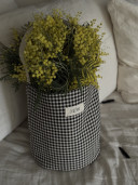 Edward Gingham Bucket Bag
