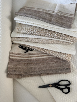 Pochette en laine- Ligne Berbère