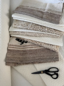 Pochette en laine- Ligne Berbère