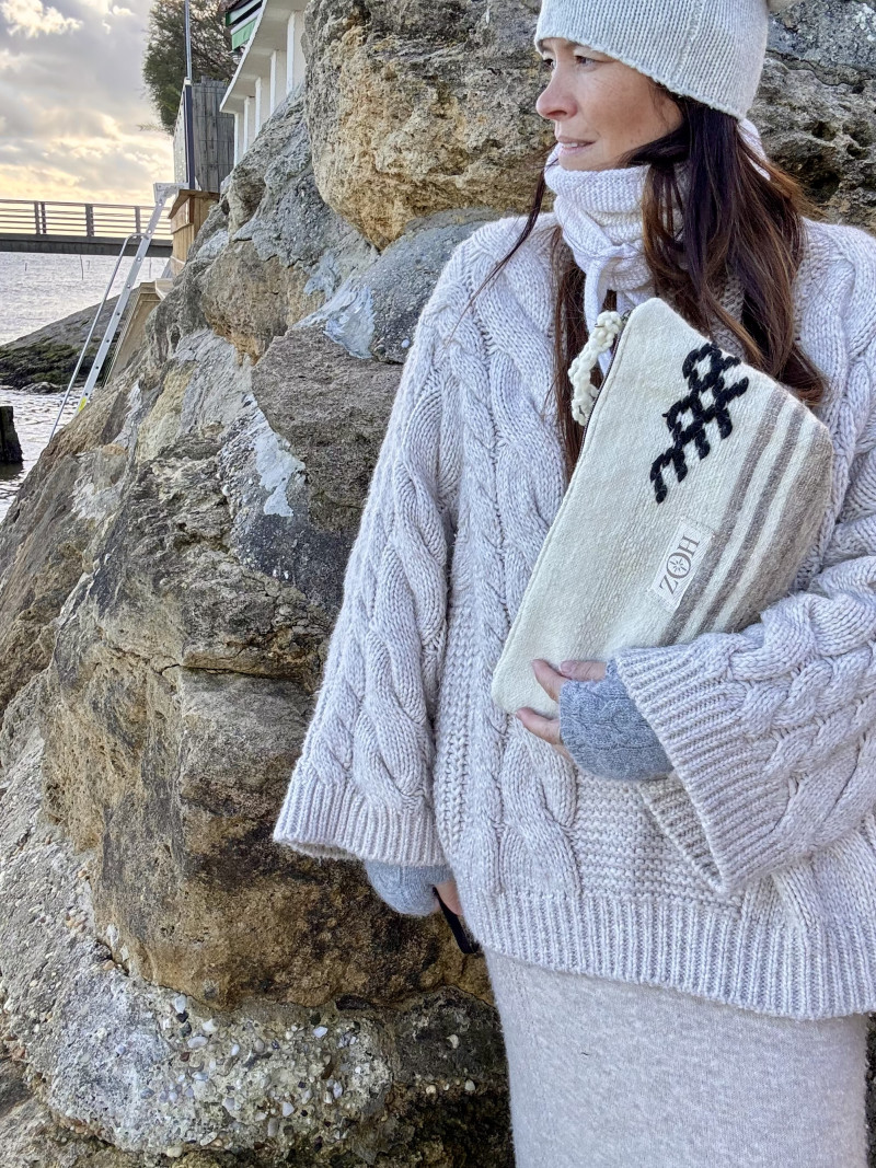 Pochette en laine Berbère