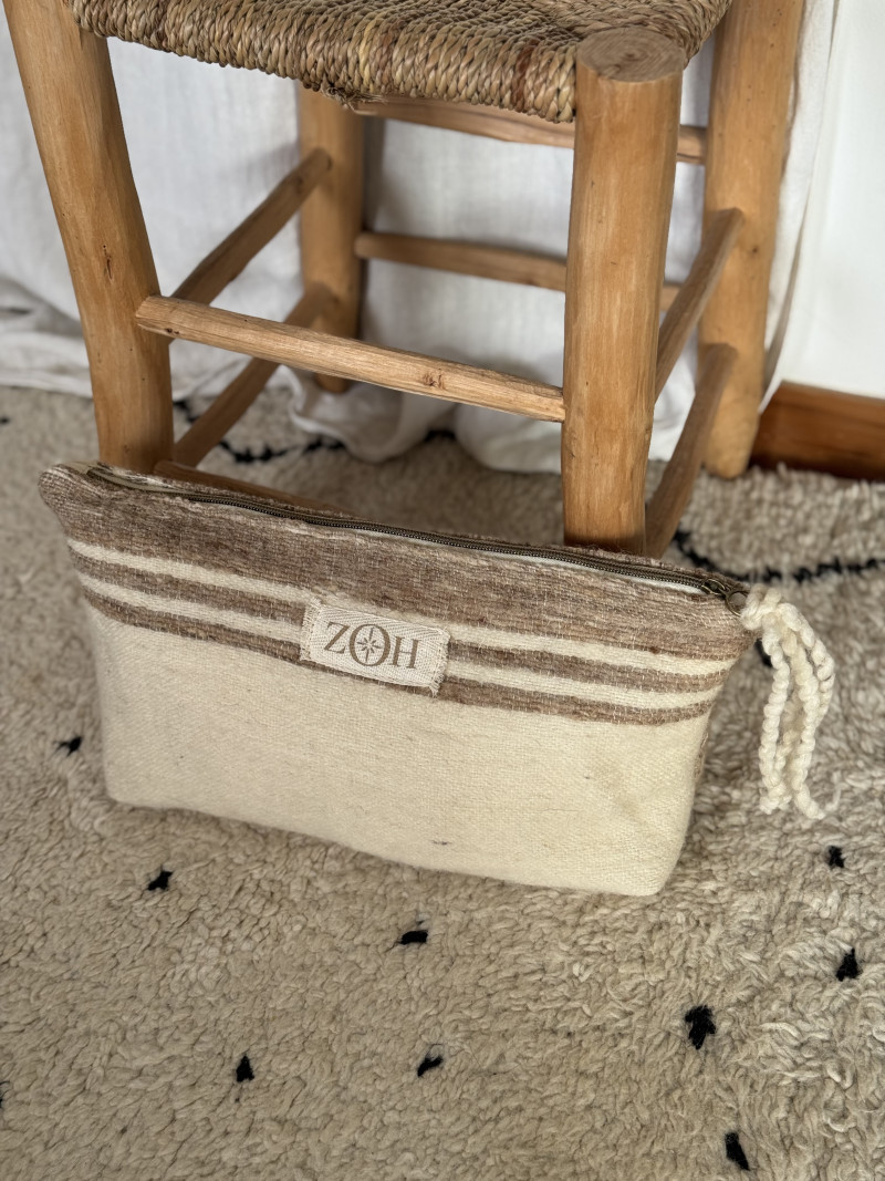 Pochette en laine Berbère