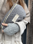 Sac banane bouclette Ninon /gris
