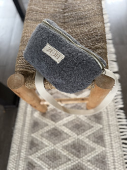Sac banane bouclette Ninon /gris