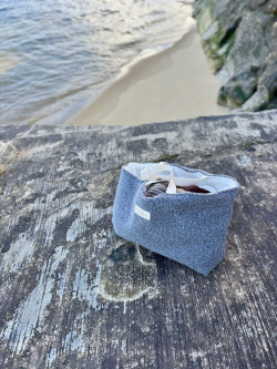 Ninon Grey Bouclé Tote Bag