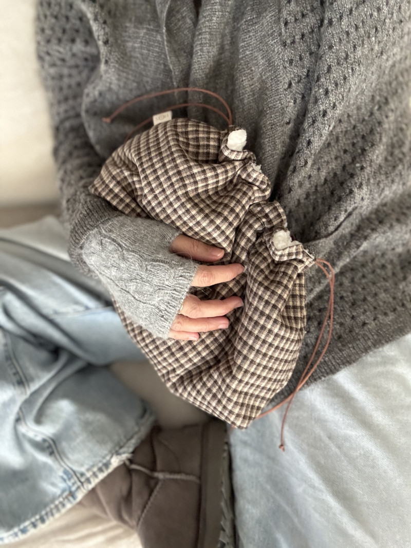 Eliott Checkered Clutch Bag