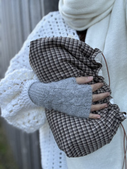Eliott Checkered Clutch Bag