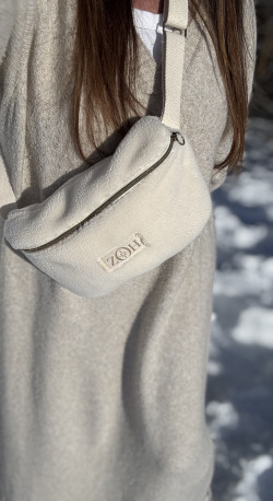 Sac banane mouton écru Romy