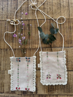 IRIS Embroidered Phone Pouch