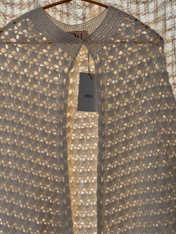 Châle vintage en crochet Alba
