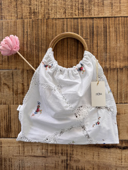 Francesco Embroidered Tote Bag