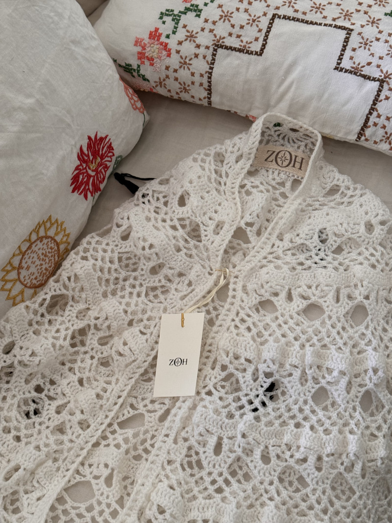 Châle vintage en laine Donna