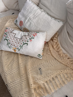 Châle vintage en laine Valentina