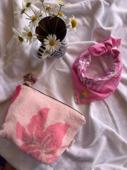 Antonella Terry Cloth Pouch