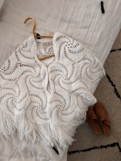Madeleine Vintage Wool Shawl