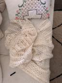 Châle vintage en crochet MADO