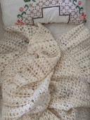 Châle vintage en crochet MADO