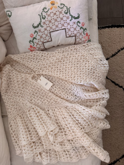 Châle vintage en crochet MADO
