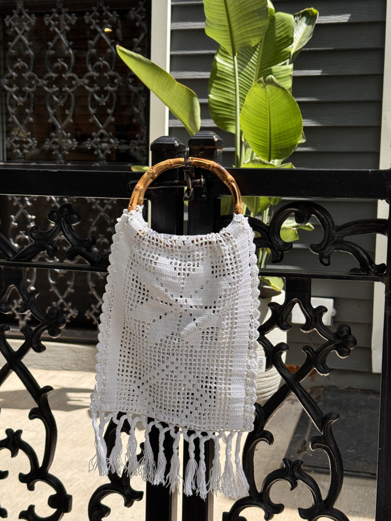 Perry Crochet Tote Bag