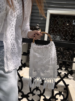 Perry Crochet Tote Bag