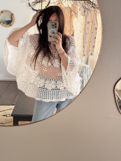 Poncho en crochet Mona