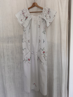 ELENA Navy Gingham Dress