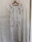 Robe longue brodée ELENA