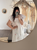 Robe longue brodée ELENA