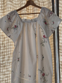 Robe longue brodée ELENA