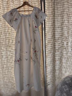 ELENA Navy Gingham Dress