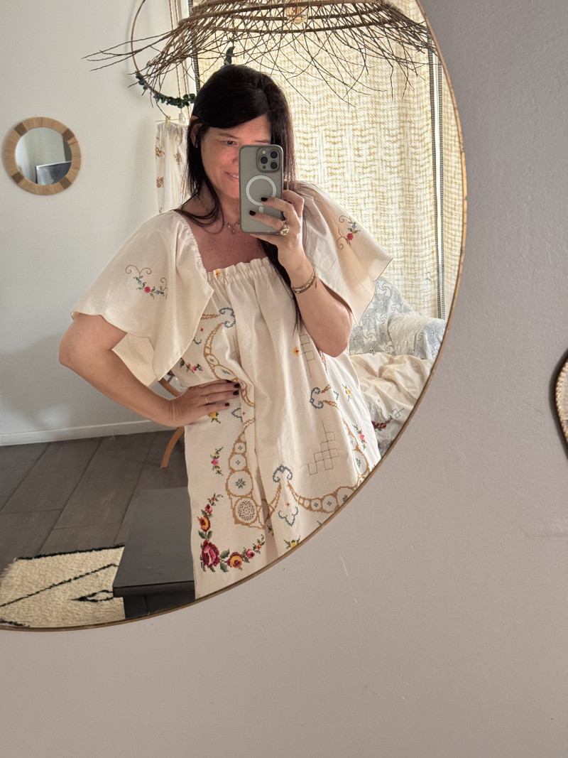 Robe longue Brodée Simone
