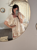 SIMONE/ Pink Striped Dress