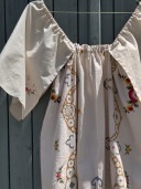 SIMONE/ Pink Striped Dress