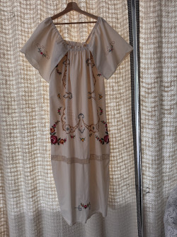 SIMONE/ Pink Striped Dress