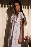 ELENA Embroidered Maxi Dress