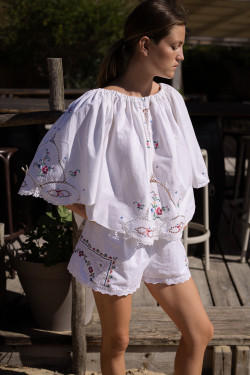 Turino Vintage Linen Shorts