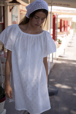 Charlotte Eyelet Embroidery Dress