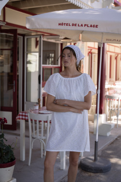 Charlotte Eyelet Embroidery Dress