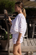 copy of Embroidered Vintage Linen Blouse / Maya