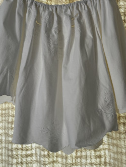 Embroidered Vintage Linen...