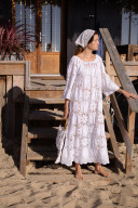 Ella Embroidered Maxi Dress