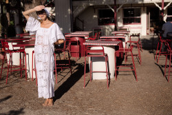 ISCHIA Embroidered Maxi Dress