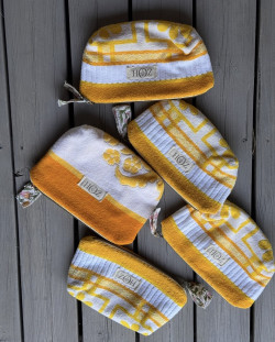 Pochette éponge citron