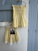 Short vichy limoncello