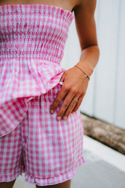 copy of LILA Top/Skirt - Pink Check