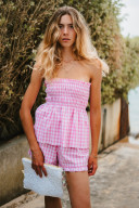copy of LILA Top/Skirt - Pink Check