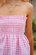 copy of LILA Top/Skirt - Pink Check